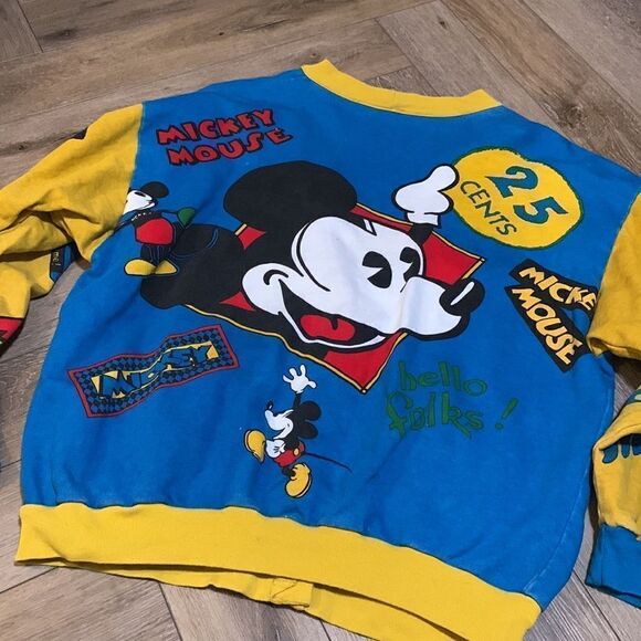 Vintage 1990s Mickey Collegiate Cardigan - Picture 5 of 9